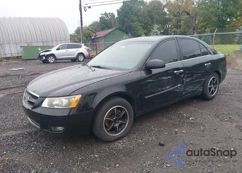 2007 Hyundai Sonata Gls из США, поврежденный, VIN 5NPET46C57H214484